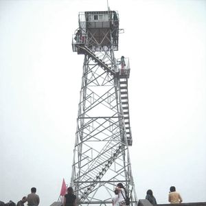 鉄骨構造観光タワーガードハウスプラットフォーム展望タワー角度格子スチール望楼 - Product Image 3