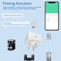 Enchufe Inteligente LangYeao 16A 20A Zigbee con Monitoreo de Energía, Compatible con Tuya, Alexa, Google Home, Temporizador, Programación, Control por Grupos