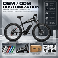 Vélo électrique puissant 350W 36V 8Ah avec cadre en alliage d'aluminium, pneus larges de 26 pouces, frein à disque, VTT tout-terrain pour adultes avec écran LCD