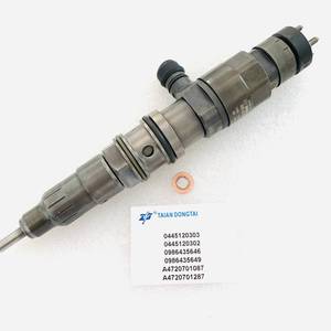 Inyector de combustible de repuesto A4720701187 0445120303 para motor diésel de camión DD15 - Product Image 3