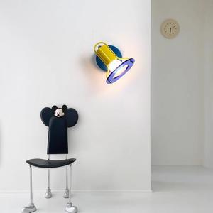 Lampada <span class=keywords><strong>da</strong></span> <span class=keywords><strong>parete</strong></span> girevole colorata color Vintage di Memphis <span class=keywords><strong>per</strong></span> camera dei bambini camera <span class=keywords><strong>da</strong></span> letto giocosa camera studio semplice moderna staffa luce - Product Image 4