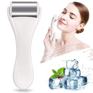 Handheld Stainless Steel Derma Rolling System Ice <b>Roller</b> with Wrinkle Remover for Face Body & Eye Cold Therapy <b>Massage</b> - Product Image 1