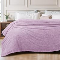Couverture en polaire Sherpa Queen, motif géométrique, pour canapé et lit, toutes saisons, douce et confortable, décoration de chambre