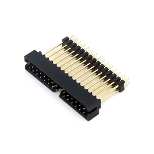 Custom 2pin-40pin 1.27mm 2.0mm 2.54mm Pitch Double Row Female Pin Header