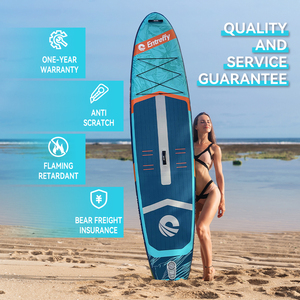 Planche à pagaie Entroffy, nouveau design, bleue, 350 cm, gonflable, surf, SUP gonflable 350 cm - Product Image 5
