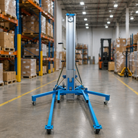 Yeni PLK LIFT Alüminyum Alaşımlı Manuel Malzeme Taşıma Asansörü 7.9m Maksimum Platform Yüksekliği Kaldırma İnşaatı