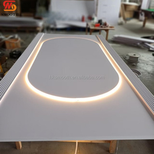 Telón de fondo arqueado de PVC estilo mediterráneo con luces LED blancas y azules, ideal para decoración costera en cumpleaños, bodas y fiestas. - Product Image 3