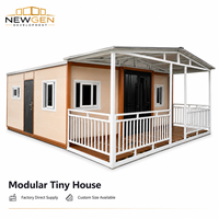 Casa Modular Prefabricada Newgen Development, Diseño Moderno con Panel Sándwich, Porche, Fácil Instalación, Suministro Directo de Fábrica, Villa Shop 5