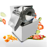Voedselverwerkende Groentefruit Cuber Machine/Groenteblokjes Snijder/Pompoen Snijmachine