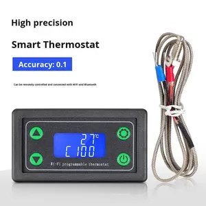 Contrôleur numérique intelligent Commutateur mural de thermostat WiFi intelligent Contrôleur de température d'affichage numérique de salle de sauna numérique - Product Image 2