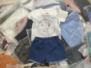 Ropa Infantil Nueva en Existencia, <span class=keywords><strong>Camisetas</strong></span> de Verano para Niños, Pantalones Cortos, Vestidos para Niñas, Envío Aleatorio - Product Image 3