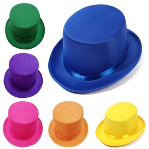 Sombrero Fedora SOLPOP Party Magic de 16 cm, Novedoso y de Lujo, Negro, para Mago, Maitreza de Ceremonias, Disfraz Formal - Product Image 6