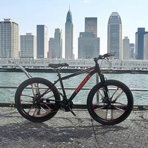 Vélo de montagne pour hommes et femmes, avec fourche en acier, de 24 à 26 pouces, 21 vitesses - Product Image 3