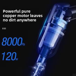 Aspiradora de <span class=keywords><strong>Coche</strong></span> Transfronteriza Recargable, Súper Succión Potente, Inalámbrica, Portátil, Conveniente, Mini, para el Hogar y Mascotas, 25 Minutos de Autonomía - Product Image 2