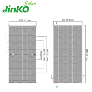 Paneles Solares Monocristalinos de 600w Certificados para Techos, Paneles Solares para el Hogar JKM575-600N-72HL4-BDV - Product Image 1