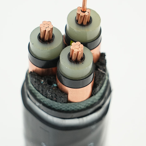 Câble en cuivre blindé à 3 conducteurs 3x95mm+50mm 3x25mm 3x75mm 3x120mm 3x185mm 3x150mm 4/0AWG Câble d'alimentation <span class=keywords><strong>Triphasé</strong></span> Câble de mise à la terre - Product Image 1