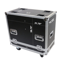 Personnalisé ATA Flight Case QSC K12 ATA-K12 Haut-parleurs Alimentés