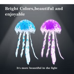 Nouvel arrivage de décoration de paysage de réservoir de méduses en silicone artificiel d'aquarium respectueux de l'environnement - Product Image 6