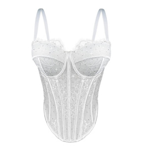 SMOOTH ODM <span class=keywords><strong>Bustier</strong></span> Push-up Sculptant en Dentelle Personnalisé pour Femme, avec Baleines, Bretelles Fines et <span class=keywords><strong>Sans</strong></span> Bretelles, Personnalisation de Marque - Product Image 2