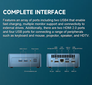 Mini PC Leadehub de Alto Rendimiento con Intel I5, 16 GB de RAM, SSD, <span class=keywords><strong>Windows</strong></span> <span class=keywords><strong>11</strong></span> <span class=keywords><strong>Pro</strong></span> para Negocios y Juegos, Gran Venta - Product Image 2