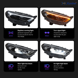 Ensemble de phares à double faisceau <span class=keywords><strong>bi</strong></span>-xénon pour Ford Mondeo 2013-2016, avec feux de jour LED et clignotants séquentiels, Plug and Play, pièces automobiles - Product Image 3