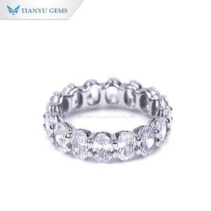 Bague éternelle Tianyu en argent S925 avec zircon, style chic moderne pour le bureau et les rassemblements sociaux - Product Image 1