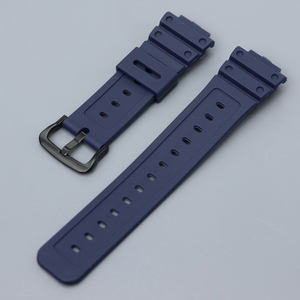 Bracelet de montre en caoutchouc de silicone de remplacement 16 mm pour montre <span class=keywords><strong>Casio</strong></span> <span class=keywords><strong>G</strong></span>-<span class=keywords><strong>Shock</strong></span> GWM5610 DW-<span class=keywords><strong>5600</strong></span> DW6900 - Product Image 5