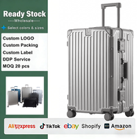 Valise de Voyage Grande Qualité avec Logo Personnalisé, Étanche en PC, Cadre en Aluminium