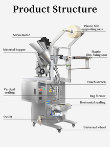 Machine à emballer de petits sachets de sachet de poudre de légumes d'épices de <span class=keywords><strong>wasabi</strong></span> de catégorie comestible - Product Image 4