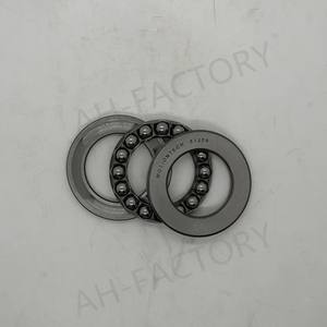 <span class=keywords><strong>Rodamiento</strong></span> <span class=keywords><strong>Axial</strong></span> de Bolas de Empuje de Alta Velocidad de Una Hilera, Doble Dirección, Acero Cromado 51209 - Product Image 5