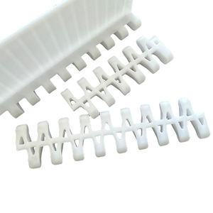 कन्वेयर के लिए फैक्टरी आपूर्तिकर्ता M2533 फ्लश ग्रिड सफेद प्लास्टिक मॉड्यूलर कन्वेयर बेल्ट - Product Image 2