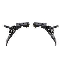 Accessoires de voiture, éclairage de travail LED, éclairage auxiliaire, support de pilier A en aluminium noir pour Nissan Frontier 2023-2026