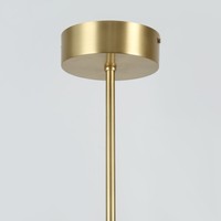 Petit luminaire suspendu en verre artistique de luxe en laiton personnalisé, lampe suspendue décorative pour îlot de cuisine, petite table à manger, chevet