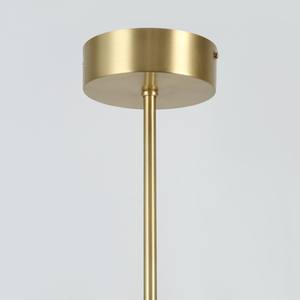 Lampe suspendue en cuivre de style nordique, de luxe léger, créative et personnalisée, à tête unique, pour restaurant, chambre à coucher ou chevet, avec cristal de designer - Product Image 3