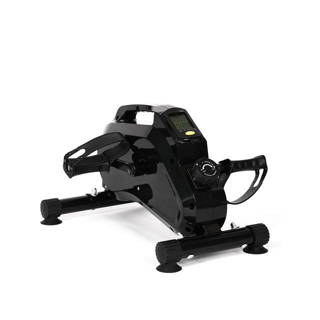 Portable Mini Pedal Bike Magnetic Resistance Home Fitness Cycle Trainer for Gym and Rehabilitation by Hand and Foot