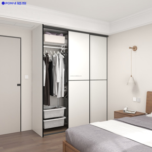 <span class=keywords><strong>Dressing</strong></span> de style <span class=keywords><strong>ouvert</strong></span> personnalisé haut de gamme avec ventilation et armoire murale en métal antirouille - Product Image 3