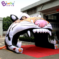 Tunnel gonflable publicitaire pour événements sportifs, tunnel d'entrée gonflable, tente tunnel gonflable mascotte, tunnel de football gonflable personnalisé