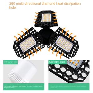 Lámpara LED para Taller con Certificación IP68, Entrada Universal de 100-277V y Diseño Patentado - Alto Lumen para Garajes Industriales y Almacenes - Product Image 2