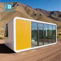 Maisonnette préfabriquée en conteneur, style Apple Cabin, pour villa, bureau ou habitation compacte