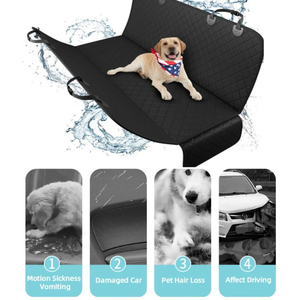 Hund Autos itz bezug Wasserdicht Haustier Reise Hunde träger Hängematte Auto Rücksitz Schutz matte Sicherheits träger Für Hunde Sicherheits polster - Product Image 6