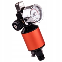 Pistol Semprot Cat Tekanan Tinggi Pneumatik Profesional 1/4 Inci dengan Pengurang Tekanan & Spigot Dehidrator