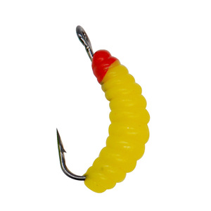 Maden haken Brotwurm Bionic Bait Lure Kunststoff Soft Bait mit Angelhaken zum Bassa ngeln - Product Image 3