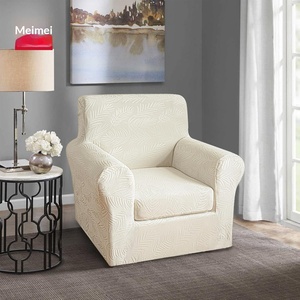 Funda <span class=keywords><strong>de</strong></span> Sofá y Sillón MeiMeileo <span class=keywords><strong>de</strong></span> 2 Piezas, Terciopelo con Patrón <span class=keywords><strong>de</strong></span> Hojas en Relieve, Transpirable, Antipolvo, Elástica, Ajustable, Lavable, Apta <span class=keywords><strong>para</strong></span> Mascotas - Product Image 5