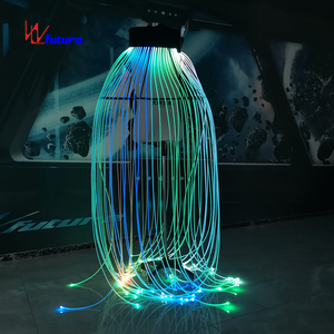 Accessoires de Structure à Fibre Optique, Costumes de Méduse Illuminés Led, Méduse LED 1 Pièce Adultes Couleurs Lumineuses Performance - Product Image 5