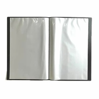 Porte-documents A4 avec 20 pochettes, 20 pages, classeur d'art, pochettes en plastique, classeurs de présentation, classeur transparent pour documents