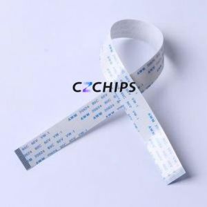 FC-0.5B-24P-250mm FFC Cable (Flexible Flat Cable) P=0.5mm Connector 24P 0.5mm 0.3mm Non-Inverting - Product Image 1