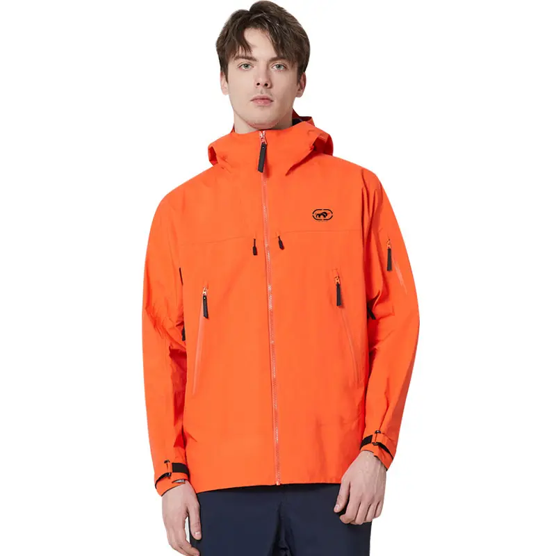 Imperméable pour adultes avec logo personnalisé Imperméable en tissu polyester Vêtements de pluie imprimés avec capuche pour motos Jours de pluie