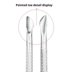 SunelPort SP-044 耐用不锈钢圆形双头指甲推刀，适用于美甲钻和美甲推刀 - Product Image 4
