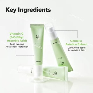 Centella Vitamina C Facial Antiarrugas, Ligero, de Rápida Absorción, Calmante, Iluminador, No Pegajoso, con Hialuronato de Sodio - Product Image 6