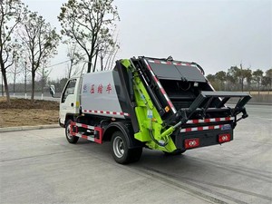 Petit <span class=keywords><strong>camion</strong></span> à ordures 5CBM Foton 4*2 <span class=keywords><strong>poubelle</strong></span> chargement arrière et compression <span class=keywords><strong>camion</strong></span> de gestion des déchets - Product Image 6